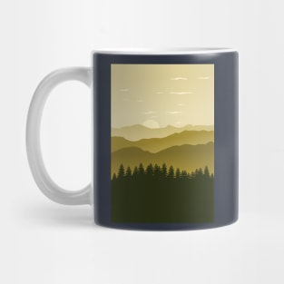 Natur forest minimalist artwork Mug